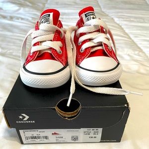 Red Converse Sneaker Baby/Infant Size 5